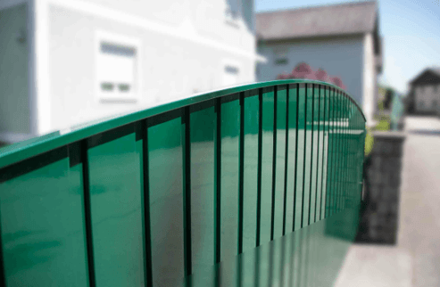 Individuelle Gartenzäune aus Aluminium 