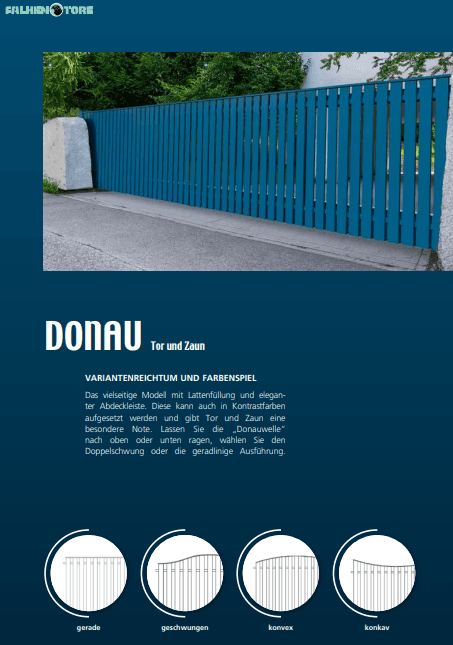 Aluminium Schiebetore und Drehtore Zaun klassisch